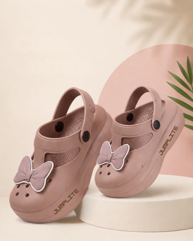 JUMPLITE Kids Bow Platform EVA Clogs