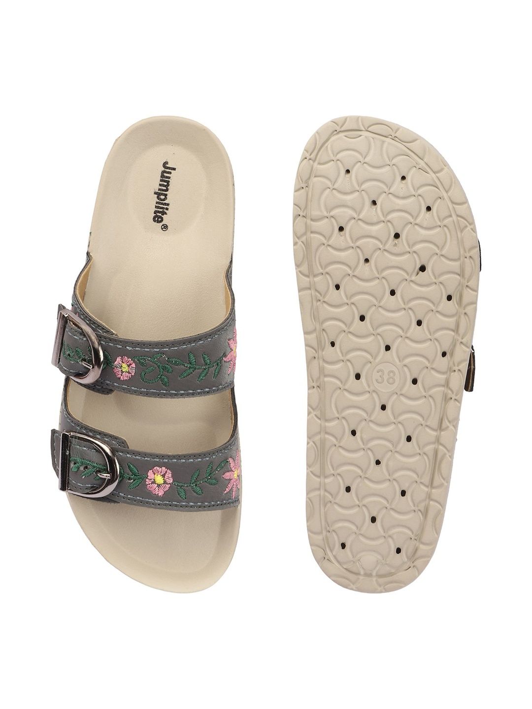 JUMPLITE Women Printed Croslite Slip-On — view 7