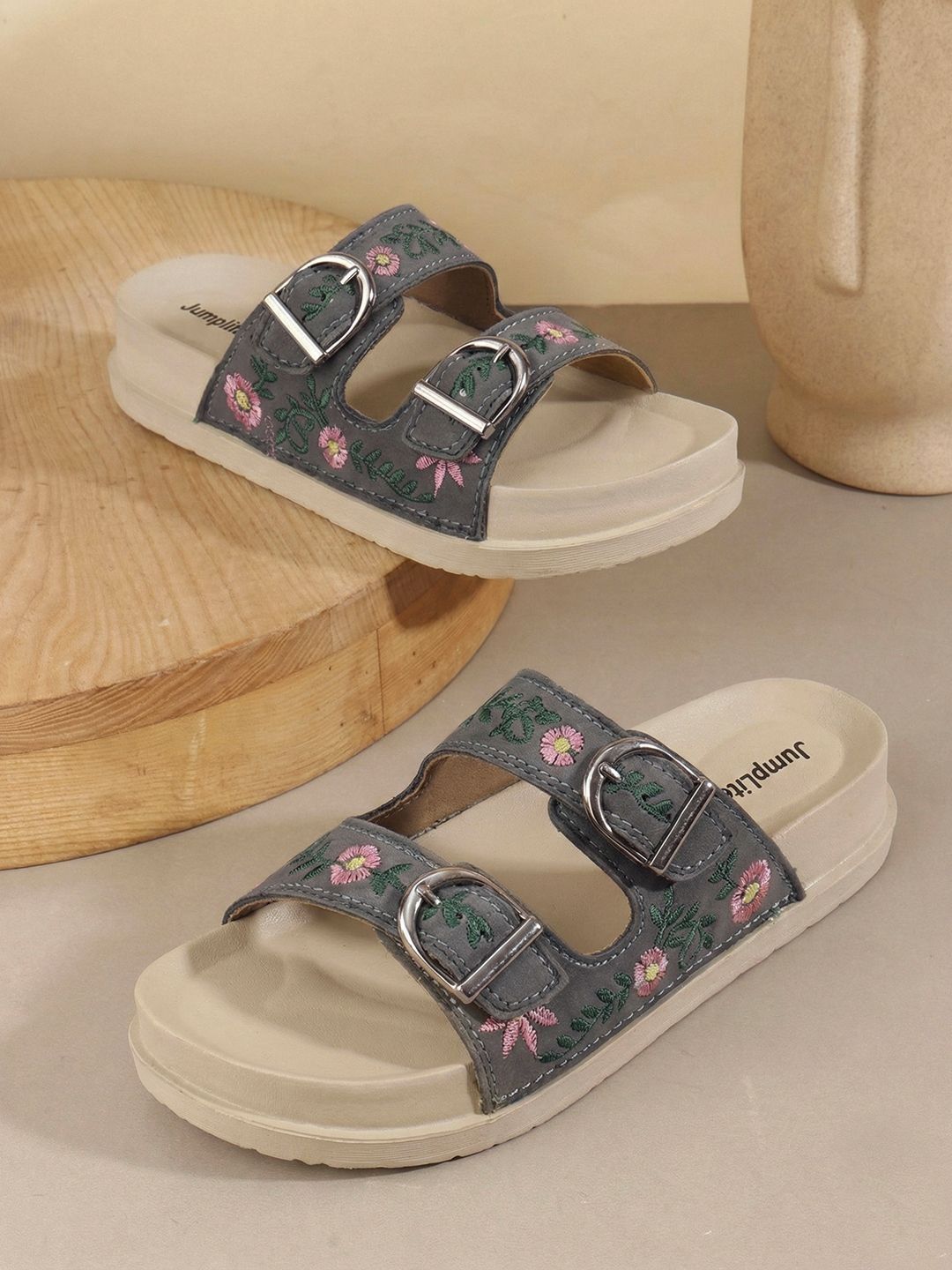 JUMPLITE Women Printed Croslite Slip-On