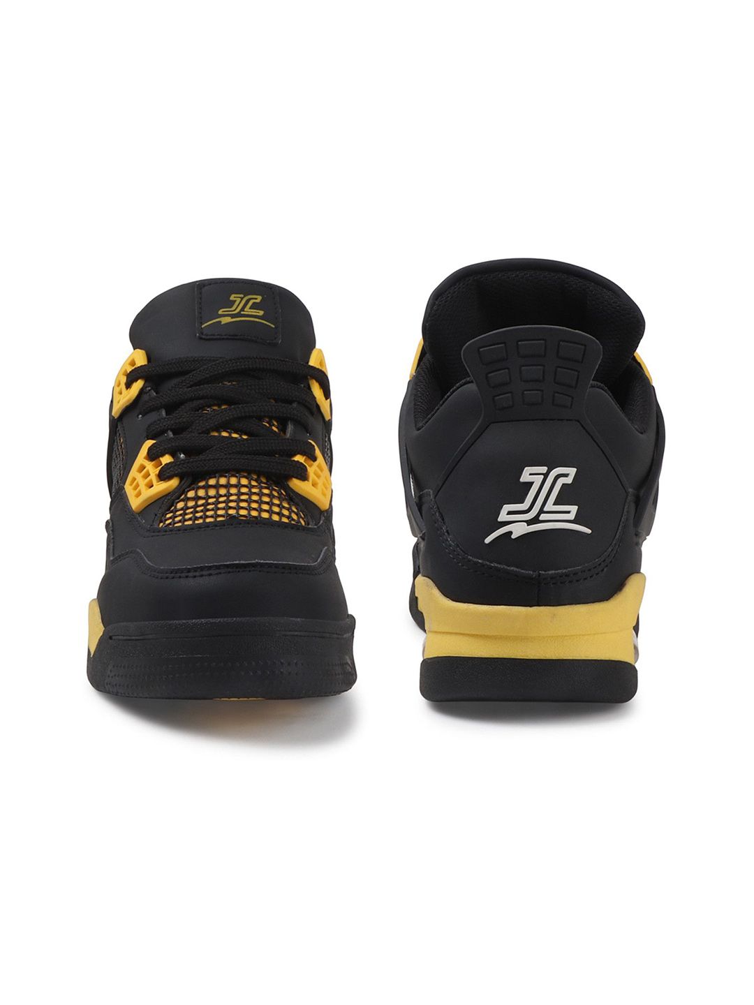 JUMPLITE Men Colourblocked JL-ROCKY Rexine Sneakers — view 4