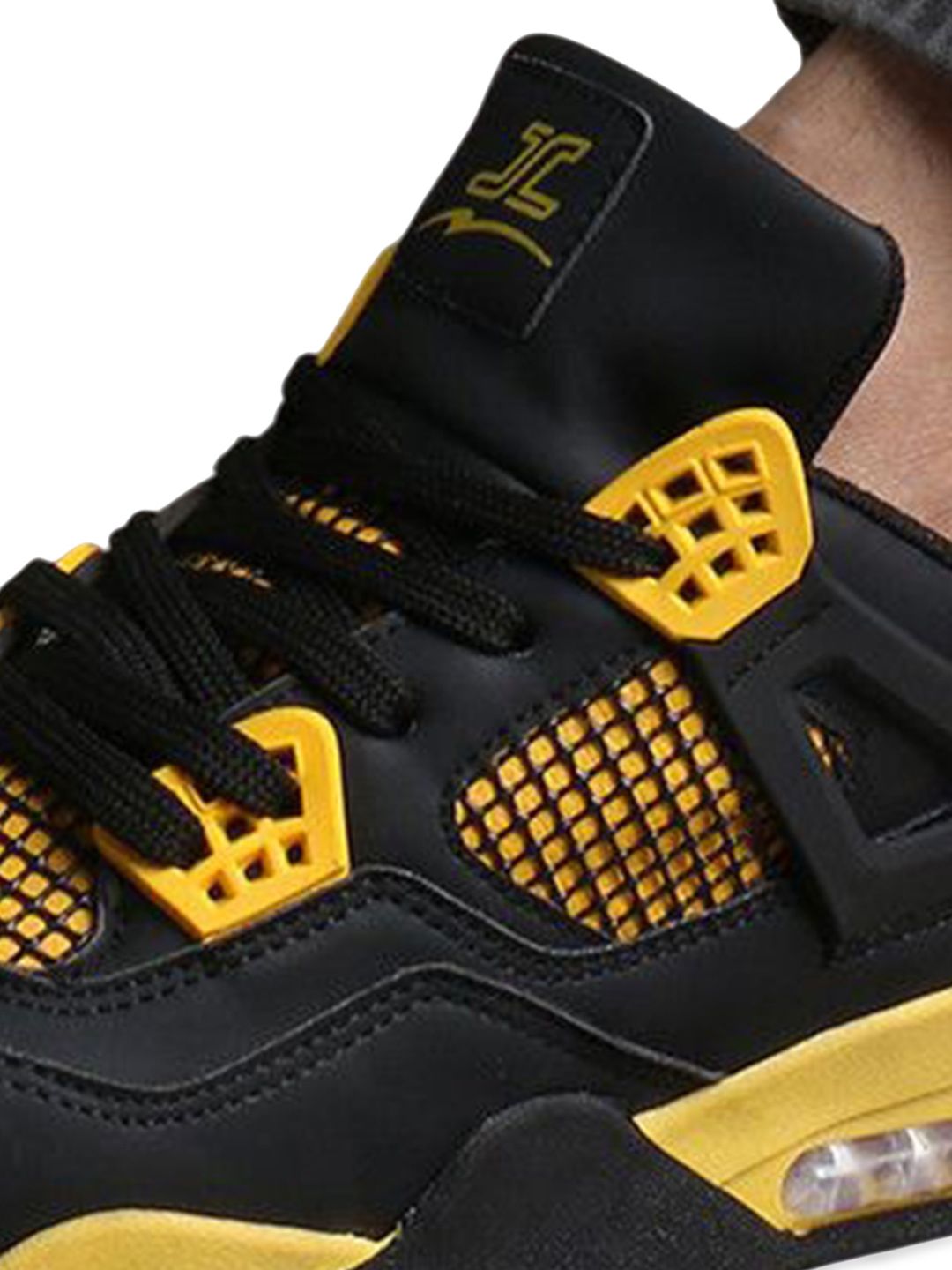JUMPLITE Men Colourblocked JL-ROCKY Rexine Sneakers — view 5