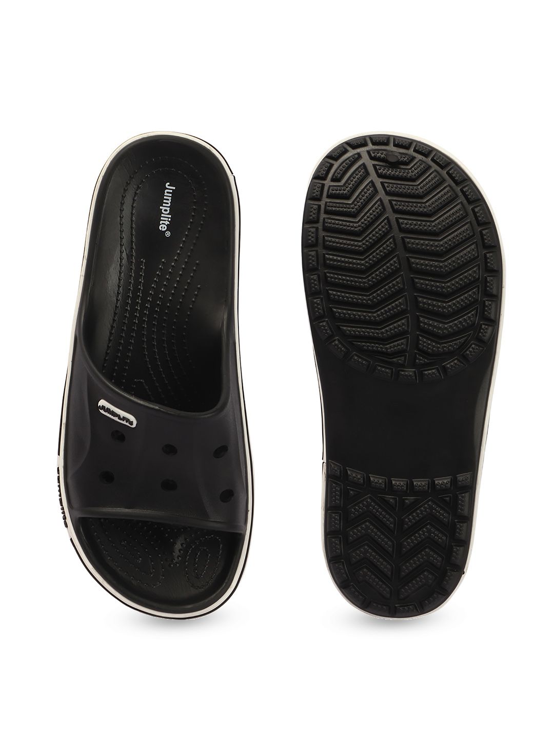 JUMPLITE Men Colourblocked Sliders — view 5