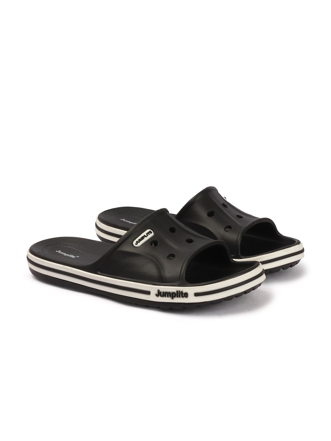 JUMPLITE Men Colourblocked Sliders — view 6