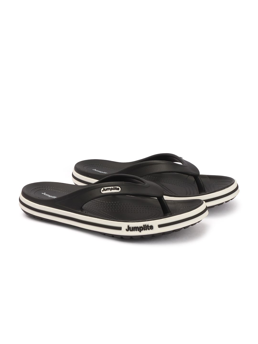 JUMPLITE Men Colourblocked Thong Flip-Flops — view 6