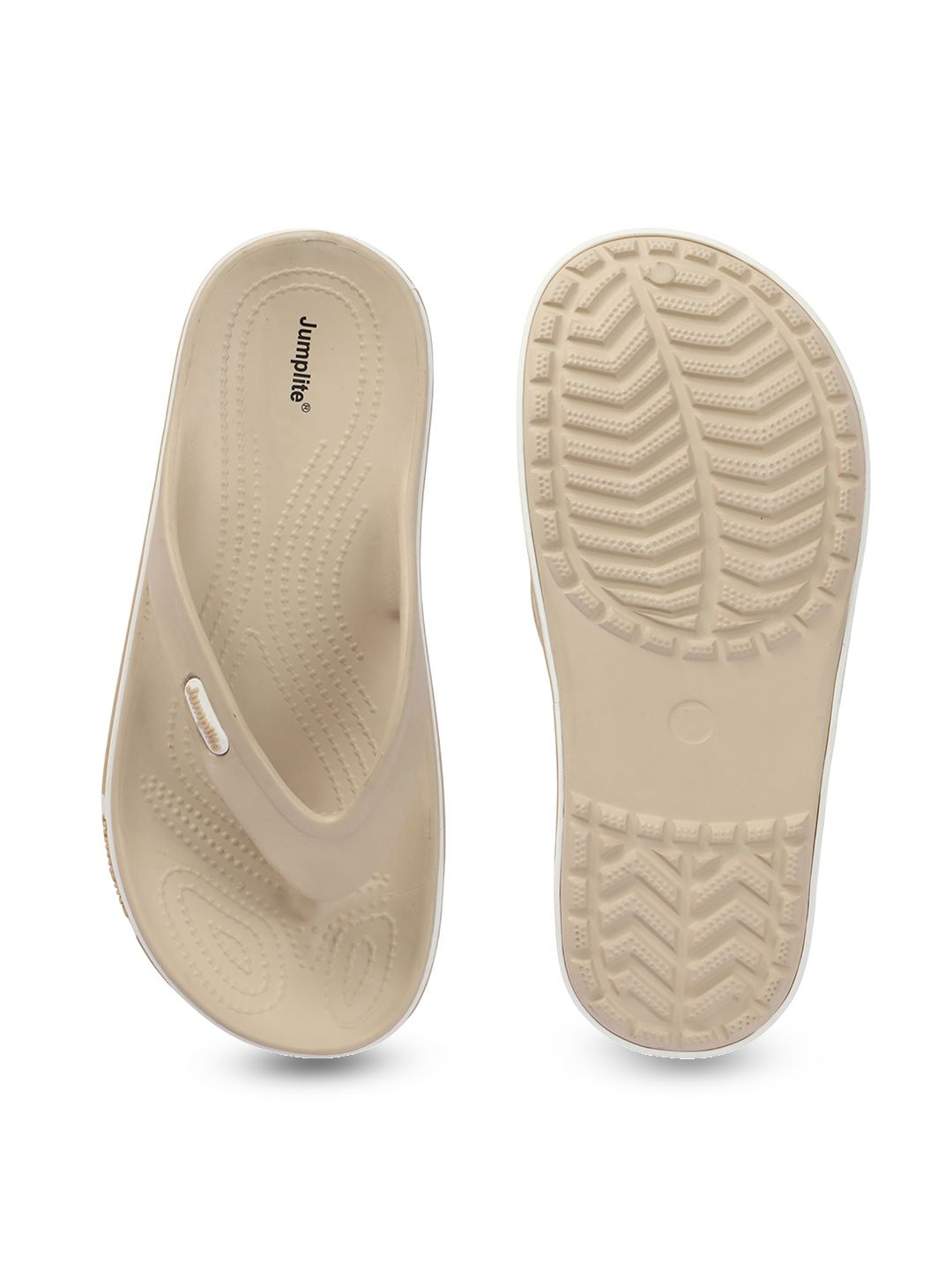JUMPLITE Men Colourblocked Thong Flip-Flops — view 5