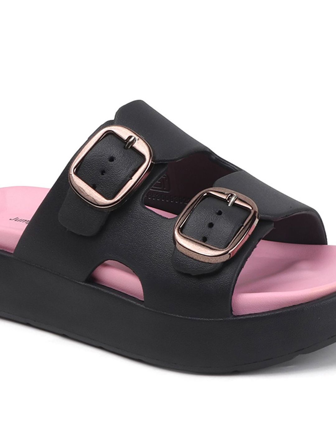 JUMPLITE Women Open Toe Slip-On Flats — view 6
