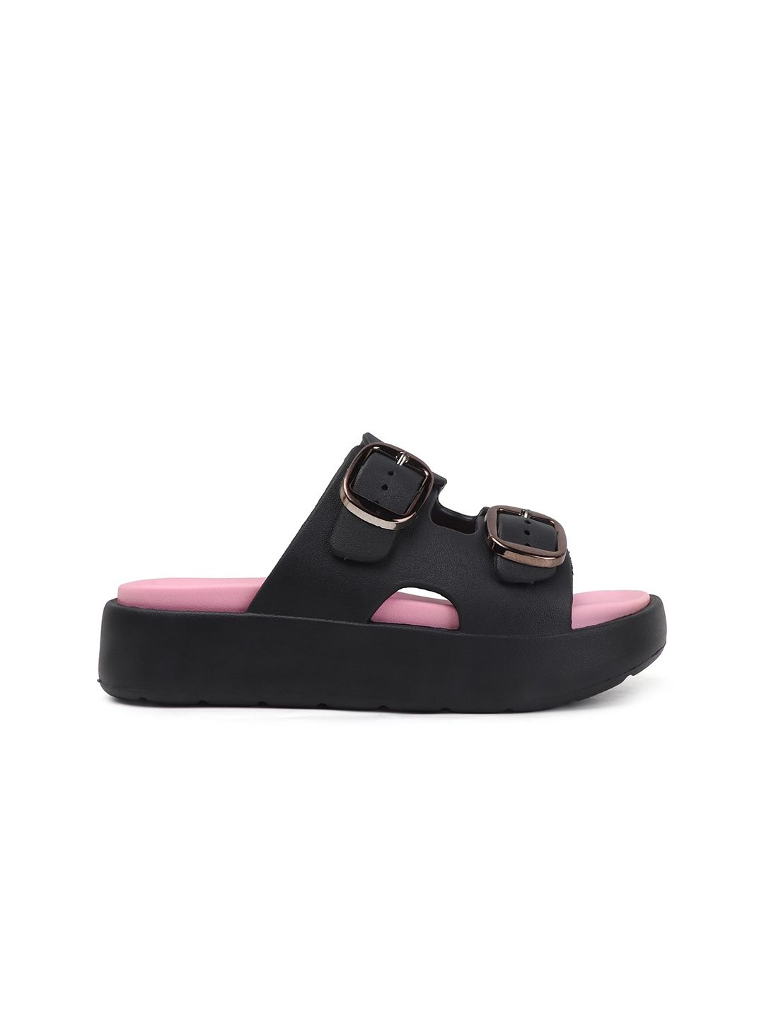 JUMPLITE Women Open Toe Slip-On Flats — view 4