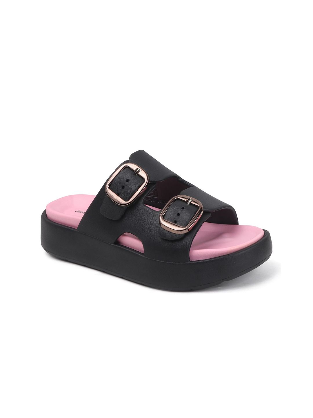 JUMPLITE Women Open Toe Slip-On Flats — view 2