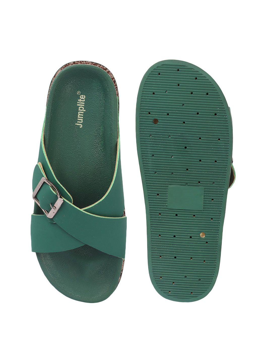 JUMPLITE Women Open Toe Flats — view 5