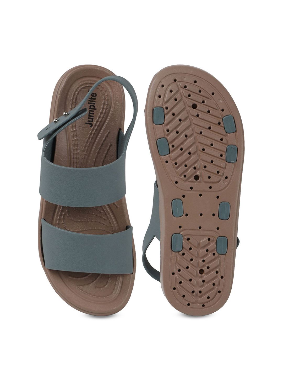JUMPLITE Women Textured Flatform Heels — view 5