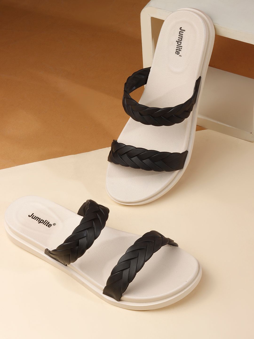 JUMPLITE Women Slip-On Flip Flops